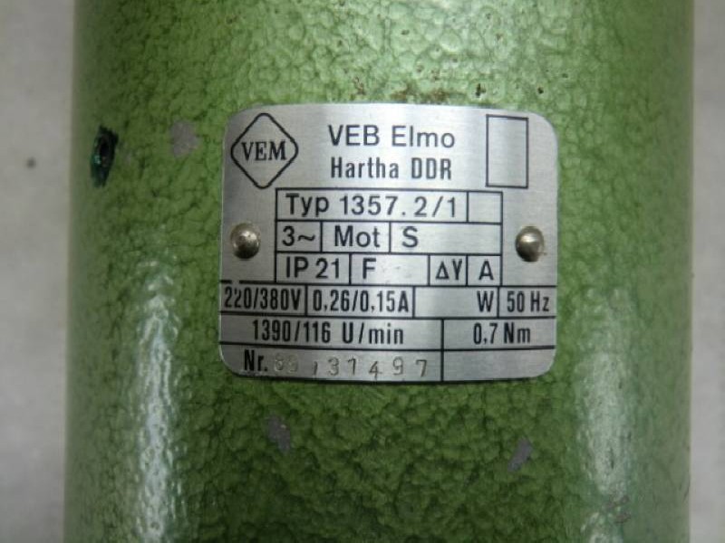 Gear motor ELMO Typ 1357. 2/1 ( 1357.2/1 ) photo on Industry-Pilot